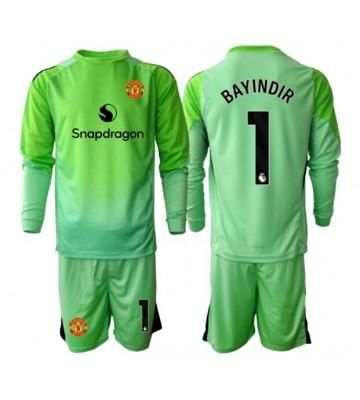 Manchester United Altay Bayindir #1 Målmand Replika Babytøj Tredje sæt Børn 2025-26 Langærmet (+ Korte bukser)